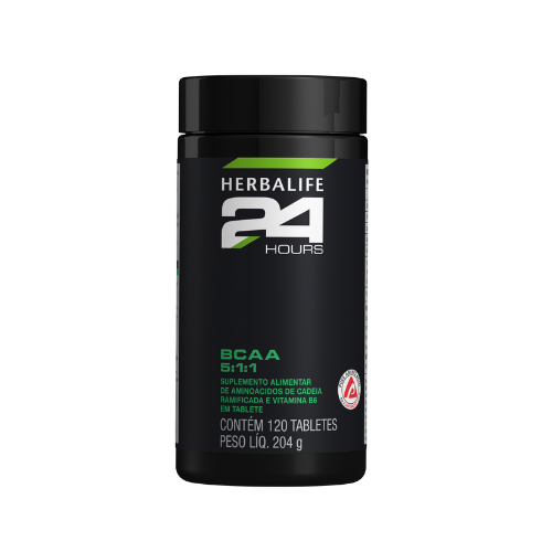 Frasco de BCAA 5:1:1 Herbalife com 120 tabletes