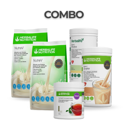 Combo Herbalife com diversos produtos