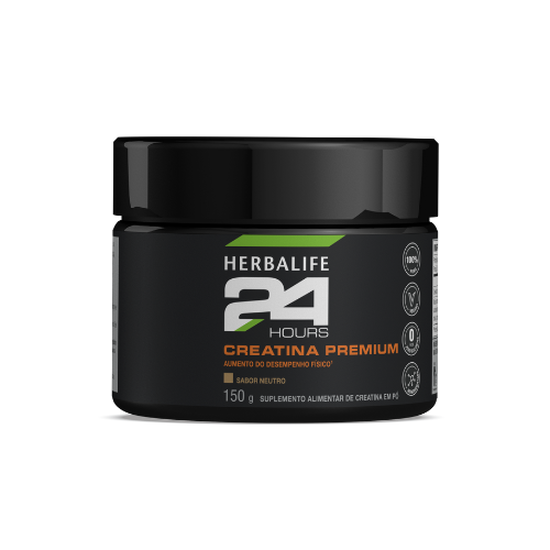 Pote de Creatina Premium Herbalife sabor neutro 150 g