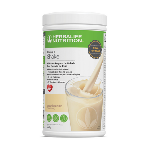 Lata de Shake Herbalife sabor Baunilha Cremoso